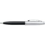 Sheaffer 100 Glossy Black Barrel with Brushed Chrome Cap & Chrome Trim Ball Point