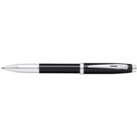 Sheaffer 100 Glossy Black Lacquer Barrel Chrome Trim Rollerball