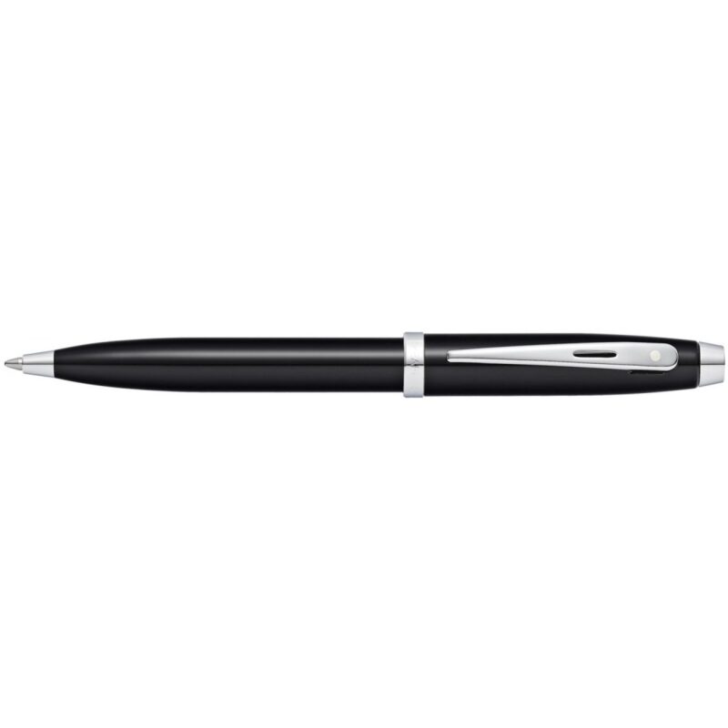 Sheaffer-100-Glossy-Black-Lacquer-with-Chrome-Trim-Ball-point-E2933851EXE Sheaffer 100 Glossy Black Lacquer with Chrome Trim Ball point