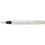 Sheaffer 300 Bright Chrome with Gold Trim Rollerball