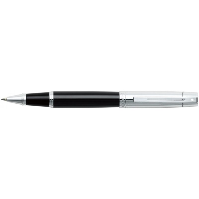 Sheaffer-300-Glossy-Black-with-Chrome-Cap-Trim-Rollerball-E1931451EXE Sheaffer 300 Glossy Black with Chrome Cap & Trim Rollerball