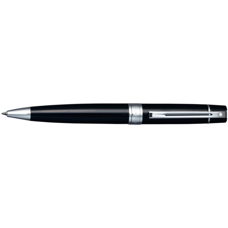 Sheaffer 300 Glossy Black with Chrome Trim Ball Point