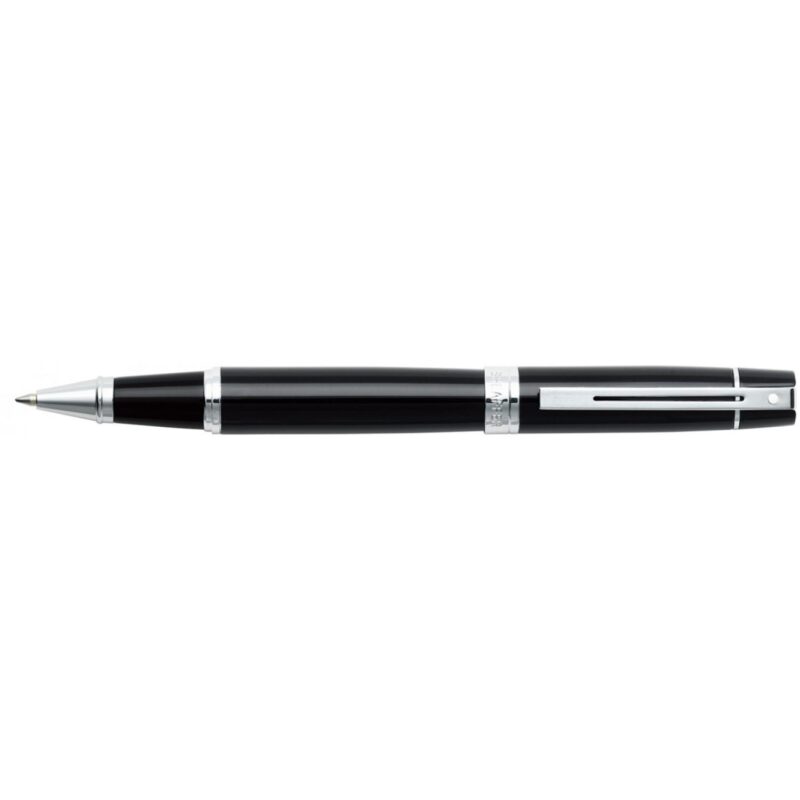 Sheaffer 300 Glossy Black with Chrome Trim Rollerball
