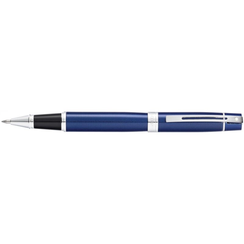 Sheaffer-300-Glossy-Blue-with-Chrome-Trim-Rollerball-E1934151EXE Sheaffer 300 Glossy Blue with Chrome Trim Rollerball