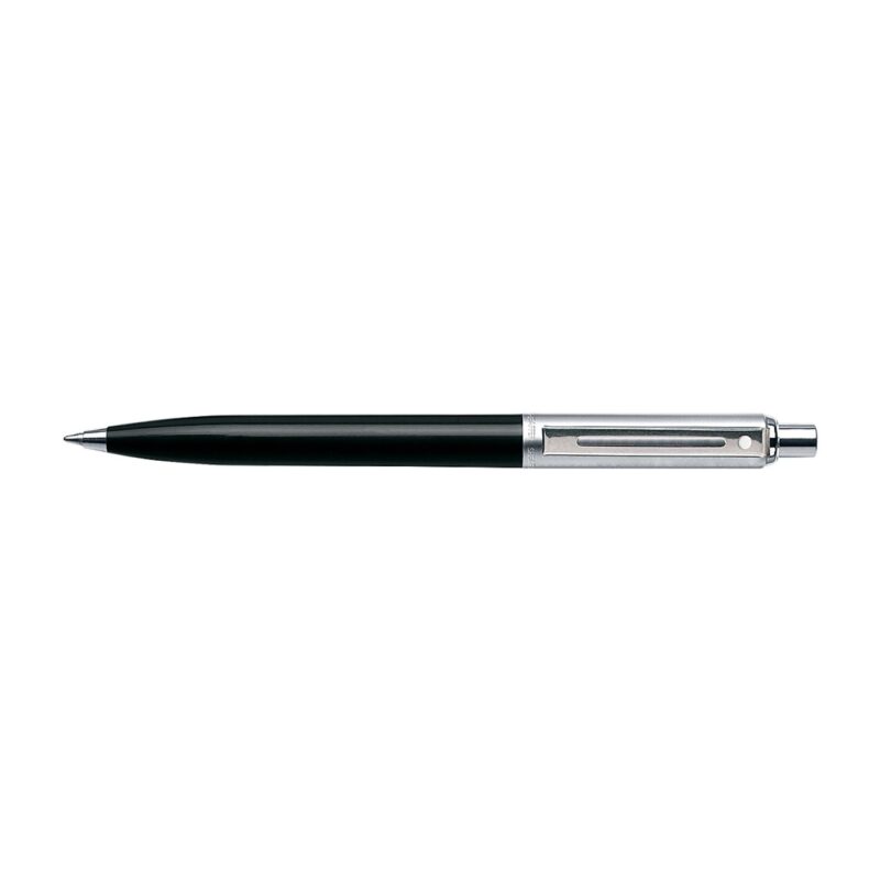 Sheaffer-Sentinel-Brushed-Chrome-Cap-Ball-Point-Black-Barrel-E23211151EXE Sheaffer Sentinel Brushed Chrome Cap Ball Point Black Barrel