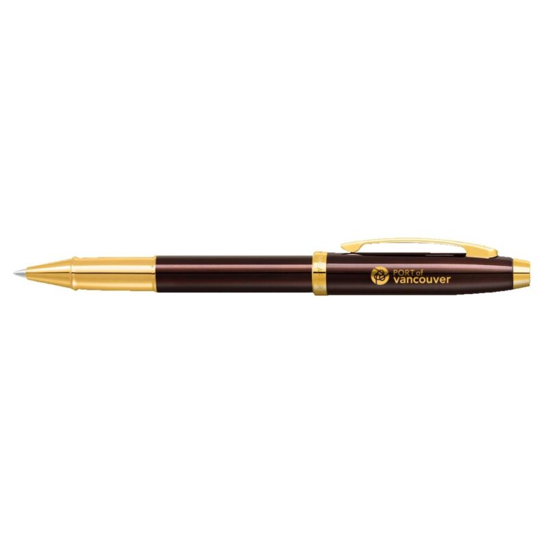 Sheaffer® 100 Classic Rollerball Pens With Gold/PVD Tone Trims - 6