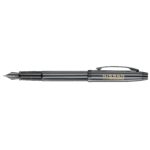 Sheaffer® 100 Dark Grey Gunmetal Fountain Pen with PVD Black Trims