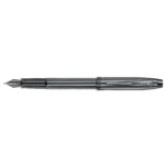 Sheaffer® 100 Dark Grey Gunmetal Fountain Pen with PVD Black Trims - 2