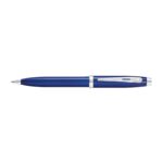 Sheaffer® 100 Glossy Blue Lacquer Ballpoint Pen With Chrome Plated Trims - 2