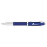 Sheaffer® 100 Glossy Blue Lacquer Fountain Pen With Chrome Plated Trims