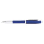 Sheaffer® 100 Glossy Blue Lacquer Rollerball Pen With Chrome Plated Trims - 1