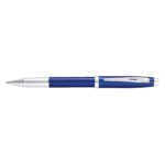 Sheaffer® 100 Glossy Blue Lacquer Rollerball Pen With Chrome Plated Trims - 2