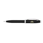 Sheaffer® 100 Matte Black Ballpoint Pen With Nickel Plated Trims