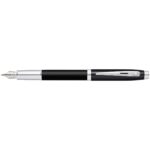 Sheaffer® 100 Matte Black Fountain Pen With Nickel Plated Trims - 2