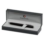 Sheaffer® 100 Matte Black Fountain Pen With Nickel Plated Trims - 4