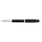 Sheaffer® 100 Matte Black Rollerball Pen With Nickel Plated Trims - 1
