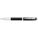Sheaffer® 100 Matte Black Rollerball Pen With Nickel Plated Trims - 2
