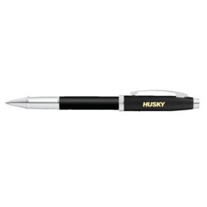 Sheaffer® 100 Matte Black Rollerball Pen With Nickel Plated Trims