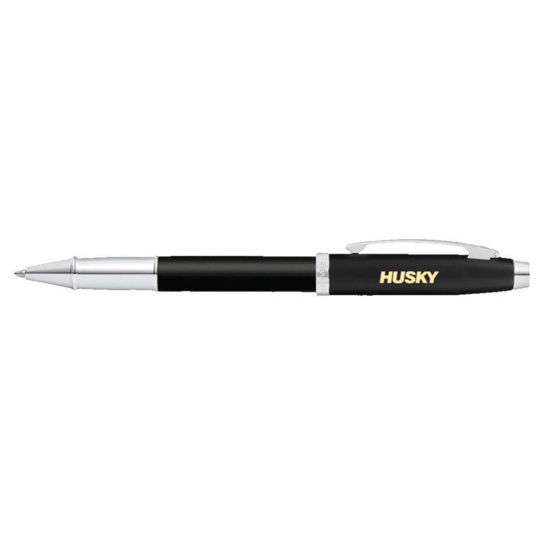 Sheaffer®-100-Matte-Black-Rollerball-Pen-With-Nickel-Plated-Trims-E1931751 Sheaffer® 100 Matte Black Rollerball Pen With Nickel Plated Trims