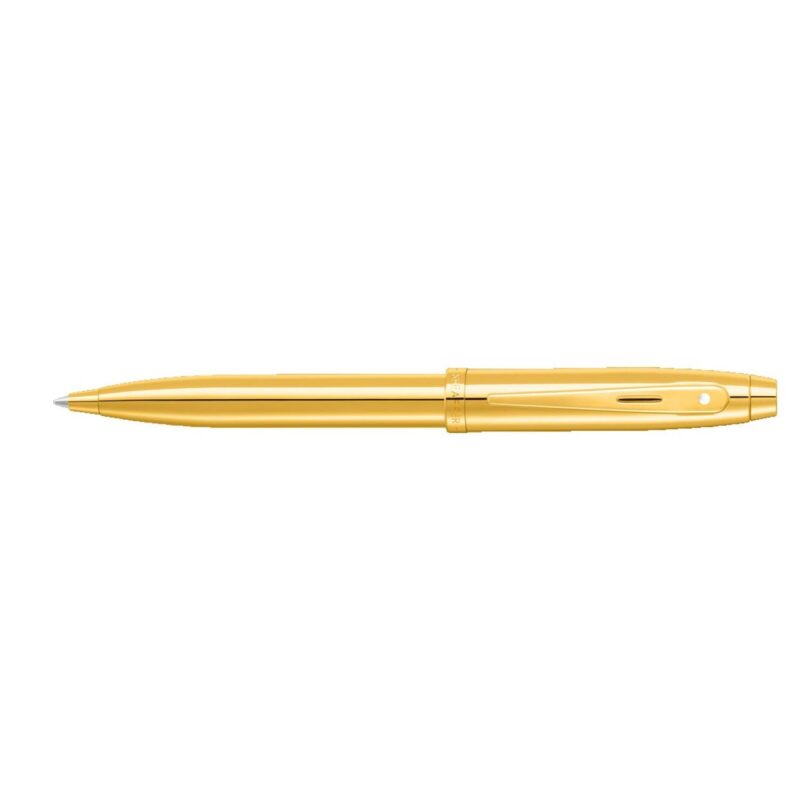 Sheaffer® 100 PVD Gold Ballpoint Pen With PVD Gold Trims - 2
