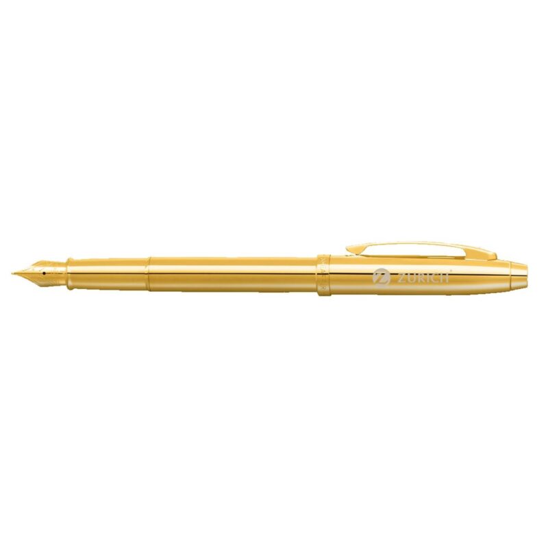 Sheaffer®-100-PVD-Gold-Fountain-Pen-With-PVD-Gold-Trims-E0937253 Sheaffer® 100 PVD Gold Fountain Pen With PVD Gold Trims