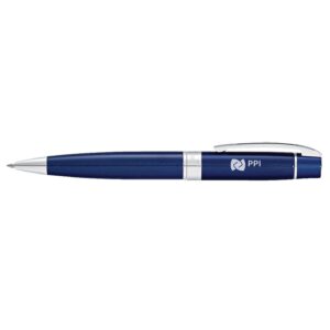 Sheaffer® 300 Glossy Blue Ballpoint Pen With Chrome Plated Trims