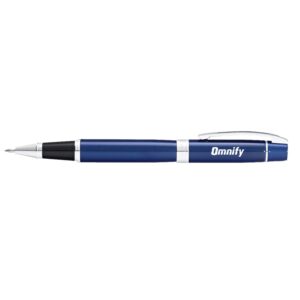 Sheaffer® 300 Glossy Blue Rollerball Pen With Chrome Plated Trims
