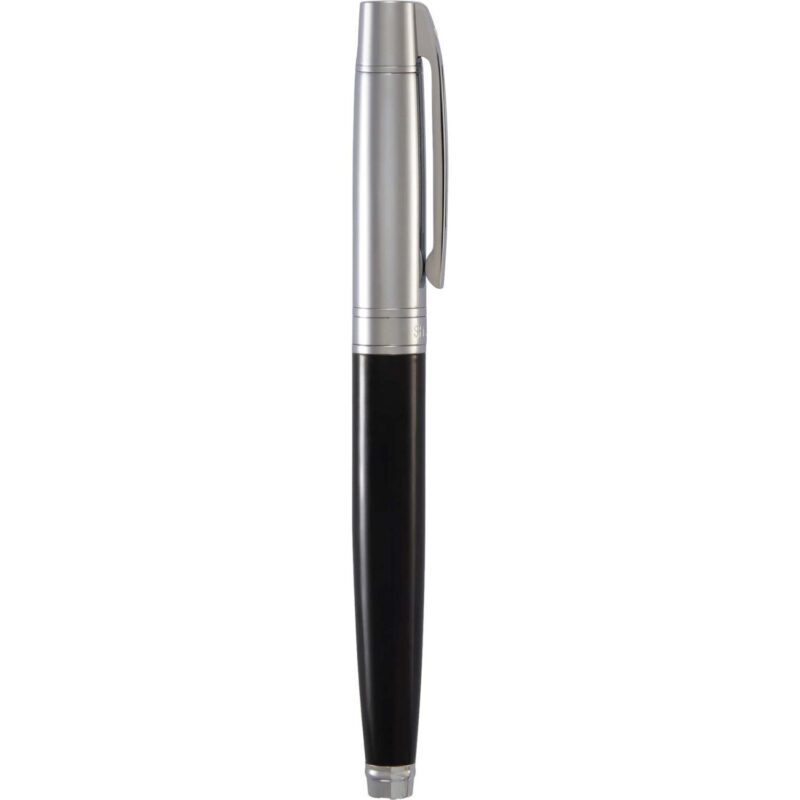 Sheaffer® 300 Glossy Chrome Black Roller Ball - 3