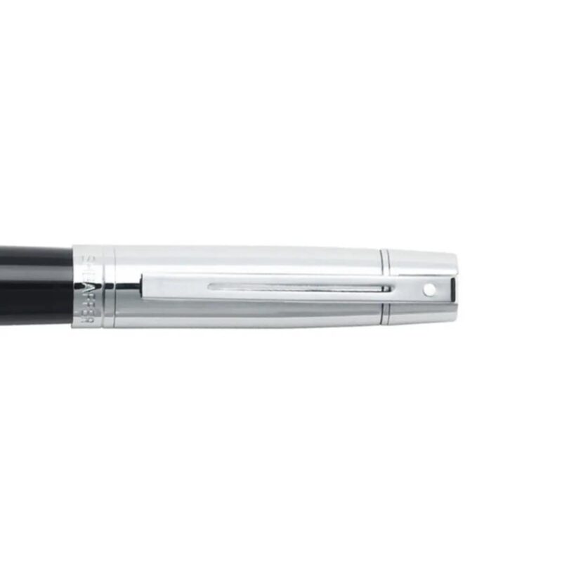 Sheaffer® 300 Glossy Chrome Black Roller Ball - 7