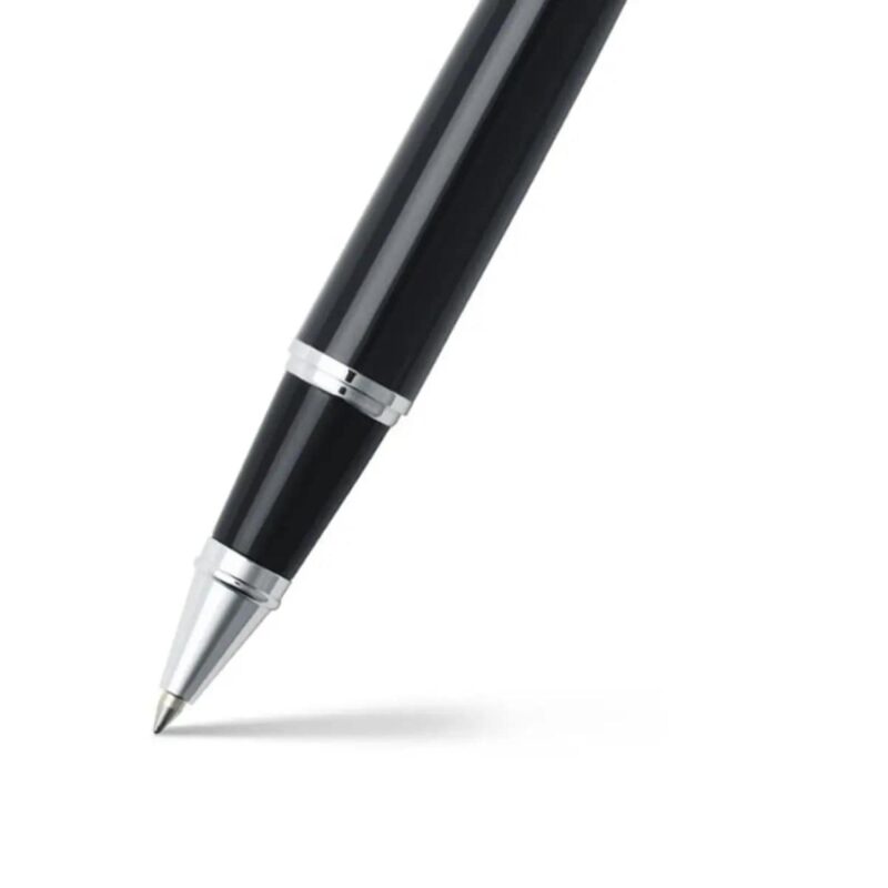 Sheaffer® 300 Glossy Chrome Black Roller Ball - 8