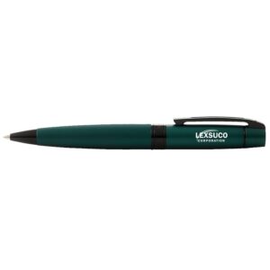 Sheaffer® 300 Matte Green Lacquer Ballpoint Pen With Polished Black Trims