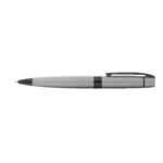 Sheaffer® 300 Matte Grey Lacquer Ballpoint Pen With Polished Black Trims - 1