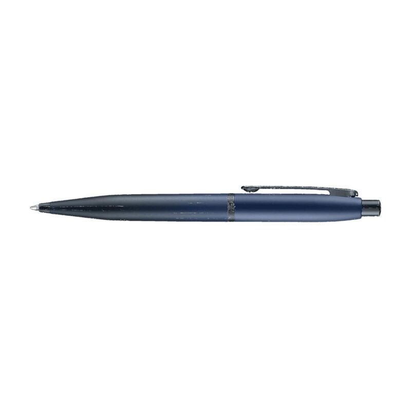 Sheaffer® VFM Matte Blue Ballpoint Pen with Matte Black Trim - 1