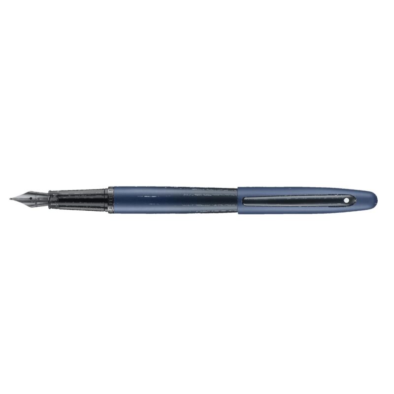 Sheaffer® VFM Matte Blue Fountain Pen with Matte Black Trim - 2