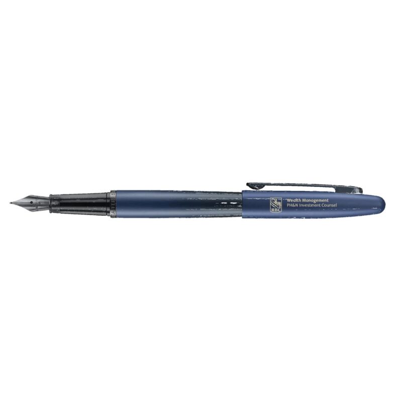 Sheaffer® VFM Matte Blue Fountain Pen with Matte Black Trim
