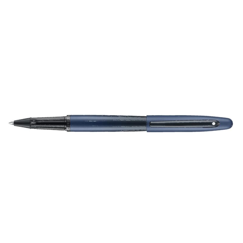 Sheaffer® VFM Matte Blue Rollerball Pen with Matte Black Trim - 2