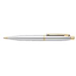 Sheaffer® VFM Polished Chrome Ballpoint Pen With Gold Plated Trims - 1