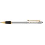 Sheaffer® VFM Polished Chrome Rollerball Pen With Gold Plated Trims