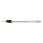 Sheaffer® VFM Polished Chrome Rollerball Pen With Gold Plated Trims - 2