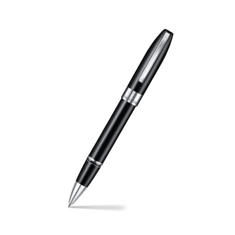 Sheaffer Legacy 9064 Glossy Black Rollerball Pen with Chrome-Plated Trims - 1