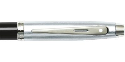 Sheaffer® 100 Chrome Black Ballpoint - 9